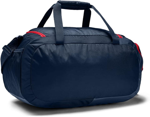 Under Armour Undeniable 4.0 Gym Bag Replica – Blue/Red, Water-Resistant, Tough Construction, Ergonomic Design – Great for Fitness & Travel