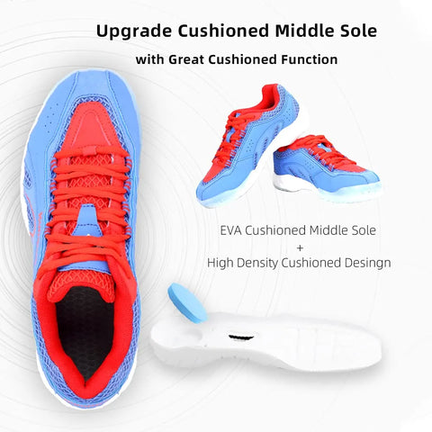 Kumpoo EH-25 Indoor Court Shoes For Men – Superior Traction, Breathable Design, Comfortable Fit – Perfect for Indoor Play