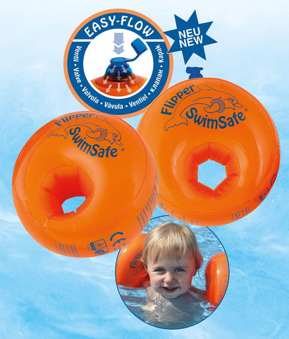 Flipper SwimSafe Arm Rings – Soft Material, Adjustable Fit, Safe for Toddlers (1-6 Years) – Water Stability & Comfort