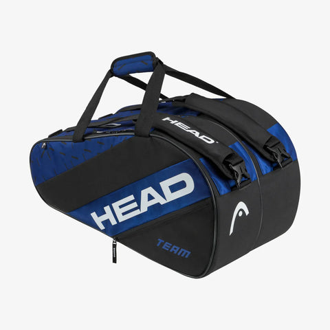 Head Team Padel Bag – Blue/Black, Spacious, Functional, Versatile – Padel Gear Bag | Convenient Storage for Equipment